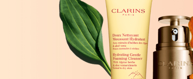 Bannière principale pour Clarins Canada